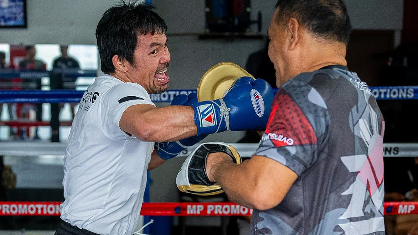 Buildup For Something Big? Manny Pacquiao Shows Off Training Photos ...